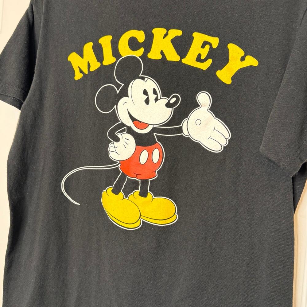 Mickey Mouse Tshirt-Sz Medium-Adult-Black - Picture 3 of 5